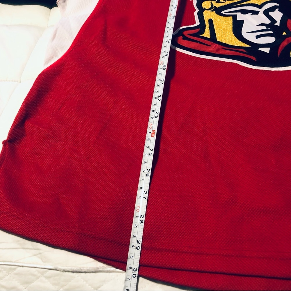 Qttawa Senators Spezza 19 Hockey Jersey NHL Size 50 RED Canadian Authentic CCM - Picture 11 of 12